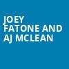 Joey Fatone and AJ McLean, Fraze Pavilion, Dayton