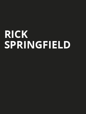 Rick Springfield, Fraze Pavilion, Dayton