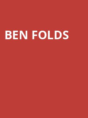 Ben Folds, The Rose Music Center at The Heights, Dayton