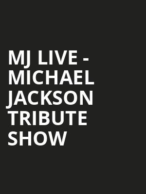 MJ Live Michael Jackson Tribute Show, Kuss Auditorium, Dayton