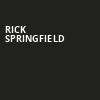 Rick Springfield, Fraze Pavilion, Dayton